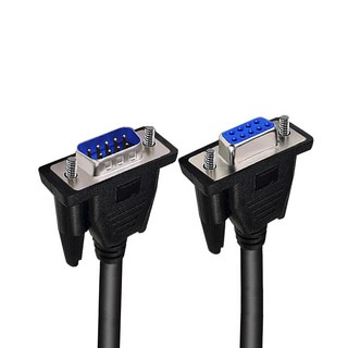 Max+ RS232 串口交叉 DB9 to DB9傳輸線, 公對母 5M, 1條