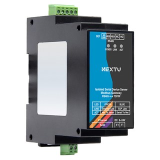 넥스트유 얼리나 산업용 아이솔레이션 RS485 이더넷 시리얼 컨버터, 1개, ZMEC485DI