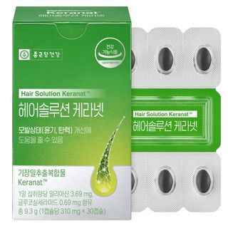 종근당건강 헤어솔루션 케라넷 9.3g, 30정, 1개
