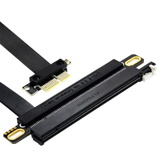 컴스 PCI Express 연장 아답터 사용 모습