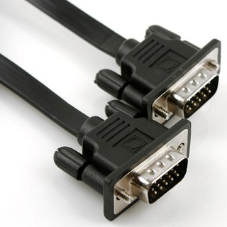 Coms RGB Slim扁平型VGA D-SUB螢幕連接線 SP959, 1.5m, 1個
