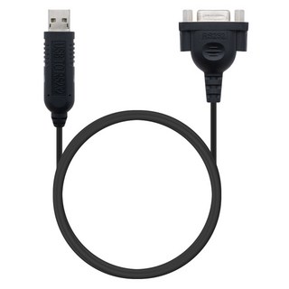 컴스마트 USB to RS232 DB9 Female 케이블 사용 모습