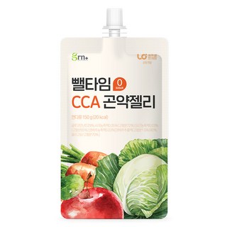 GRN 저칼로리 뺄타임 CCA 주스 식사대용 곤약젤리, 150g, 60개
