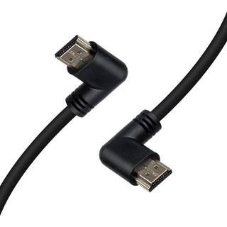 Coms HDMI V2.1 케이블 8K 60Hz UHD 좌향꺾임 IF929, 1개