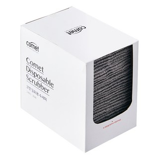 comet 抽取式一次性菜瓜布, 30片, 灰色, 1盒
