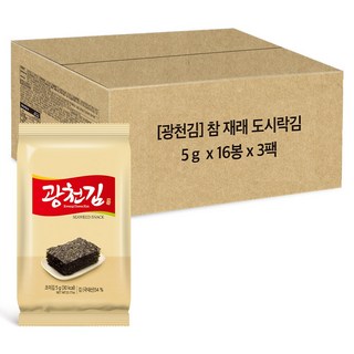 참 도시락김, 5g, 48개