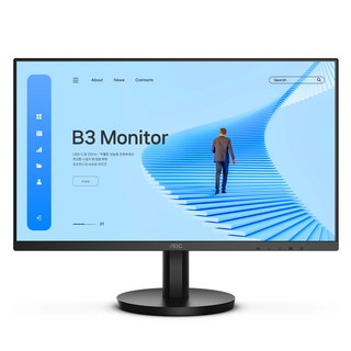 AOC FHD 24B3C 보더리스 USB-C PD65 IPS 100 무결점 모니터