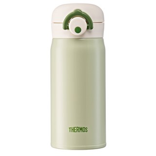 써모스 마이 디자인 보틀 원터치 타입 시즌3 커스텀버전 텀블러 JNR-352KS, 그린, 1개, 350ml