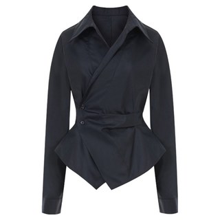 페이지플린 여성용 사이드버튼랩카라블라우스 P5ABL002A