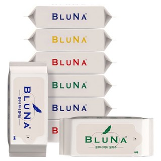 블루나 더퍼스트 미니 물티슈 랜덤발송, 50g, 8매, 8개 상세 정보