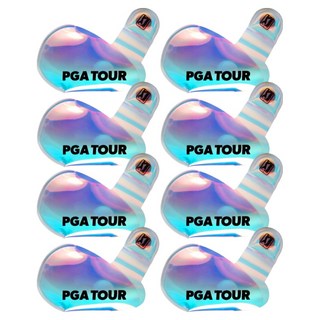 PGA TOUR Easy Open磁吸式高爾夫球桿套, 全息圖, 8個