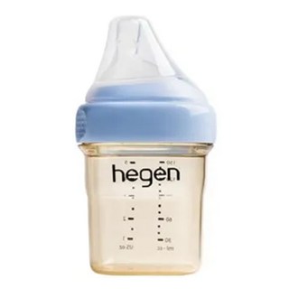 hegen 金色奇蹟 PPSU 多功能方圓型寬口奶瓶, 沁藍色, 150ml, 1個