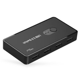 랜스타 USB허브 셀렉터 스위치 4포트 USB2 지원 투컴 세팅 선택기