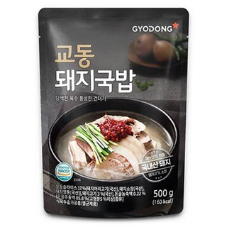 교동식품 돼지국밥, 500g, 1개