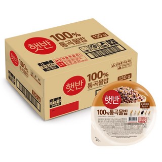 햇반 통곡물밥, 130g, 36개