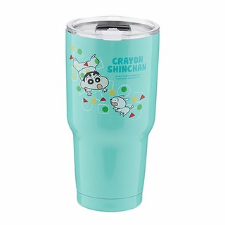 Miravivi 蠟筆小新冰霸杯, 900ml 304不鏽鋼 保冷杯, 1個, 睡衣