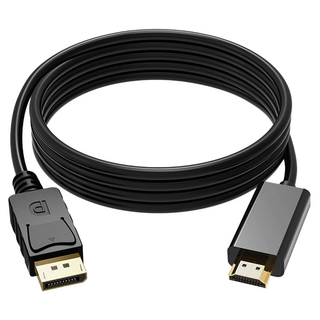 Line Q DP轉HDMI 公對公 4K2K 1.8米 影音訊號線, WX-DH06, 1條