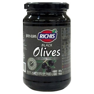 리치스 블랙올리브 병, 365g, 1개