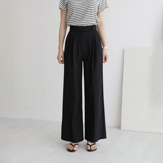 앤드스타일 여성용 숏/기본/롱 기장 맞춤슬랙스No7 와샤 여름 핀턱 와이드 슬랙스 264494