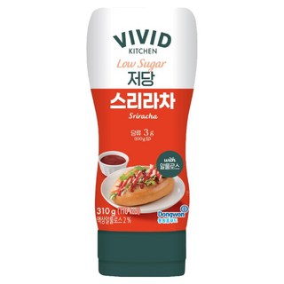 비비드키친 저당 스리라차, 310g, 1개
