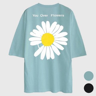 MOON COLLECTION Part 5 Overfit Short Sleeve Tee Unisex Over Flower, 薄荷