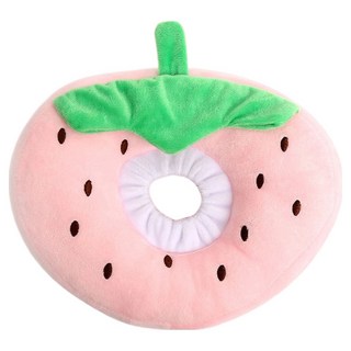 반려동물 웨이비데이즈 후르츠 쿠션 넥카라, 딸기, 1개