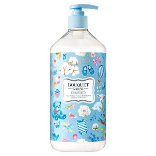 부케가르니 딥 퍼퓸 볼륨 바디로션 베이비 파우더, 1L, 1개