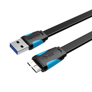 VEnTIOn 威迅 VAS-A12-B0 USB-A 3.0-Micro-B 數據線, 黑色, 0.25m, 1條