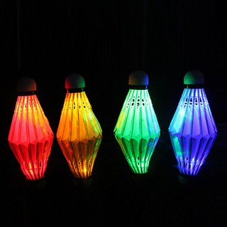 코어가드 LED 야광 셔틀콕, 랜덤 발송, 4개