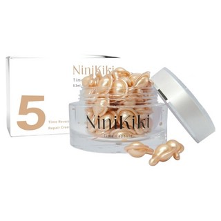 NiniKiki 時空膠囊 5號 逆時修護乳霜 50顆, 15g, 逆時修護，提升彈性，獨立包裝, 1罐