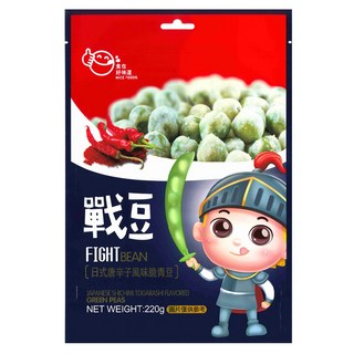 전두 시치미토우가라시 그린피스 완두콩 과자, 220g, 1개