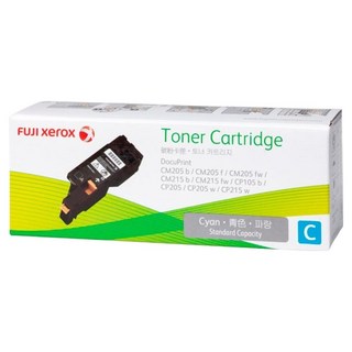 FUJIFILM 富士 彩色C205/215系列 原廠原裝 標準容量碳粉匣 CT202131 700張, 藍色, 1個