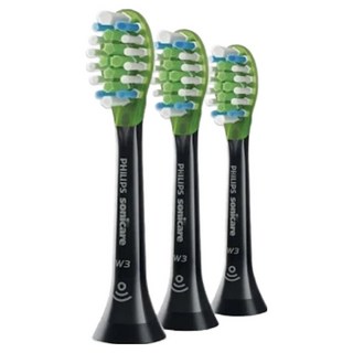 PHILIPS 飛利浦 sonicare DC Smart智能亮白刷頭3件組 標準型 黑色, 1組, HX9063/96