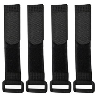 피플피 넓은 광폭 벨크로 고정 스트랩, 4개, 블랙