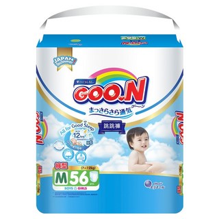 GOO.N 大王 輕薄舒爽系列 紙尿布 褲型, M, 56個