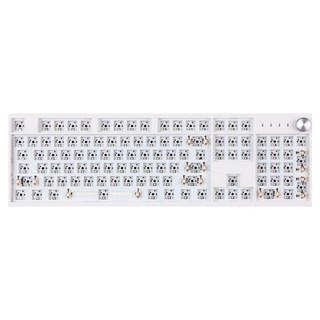 몬스타기어 X504프로 베어본 유무선 블루투스 커스텀 조약돌 키보드, 화이트, X504PRO 베어본