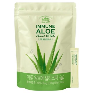 네추럴라이즈 이뮨 알로에 젤리스틱 100p, 20g, 1개