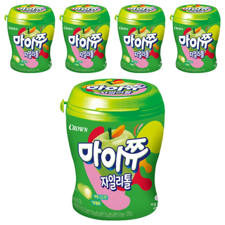 크라운 마이쮸 용기 사과, 110g, 5개