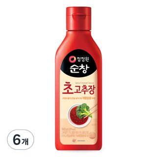 청정원순창 초고추장, 500g, 6개
