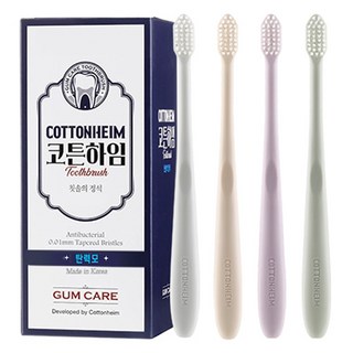 코튼하임 초미세모 치과칫솔 20개입 1개 상품 이미지