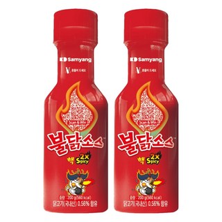 삼양 핵불닭소스, 200g, 2개