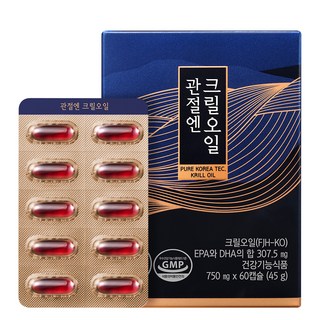 프롬바이오 관절엔 크릴오일 45g, 60정, 1개