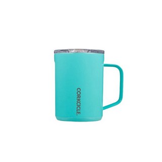 CORKCICLE 酷仕客 三層真空咖啡杯 475ml 土耳其藍色，保溫保冷不鏽鋼咖啡杯，防滑設計辦公室家用皆適宜, 土耳其藍, 1個