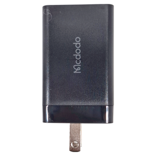 Mcdodo 麥多多 GaN 5 mini Pro 三口快充旅行充電器 2C+1A 67W, 黑色, 1個