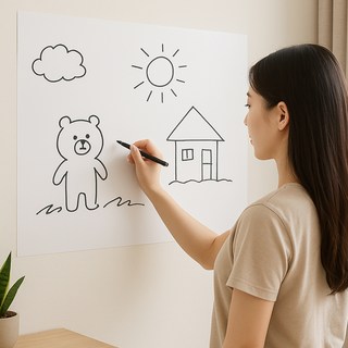 버쉬코리아 붙이는화이트보드 칠판시트지