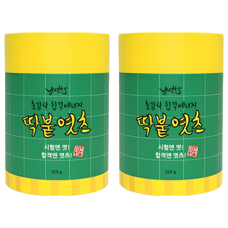 엿츠 딱붙엿츠 합격에너지 푸드 엿 4종 세트, 2세트, 320g