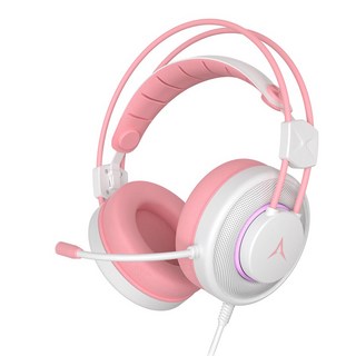 앱코 가상 7.1 진동 게이밍 헤드셋, 핑크, N800