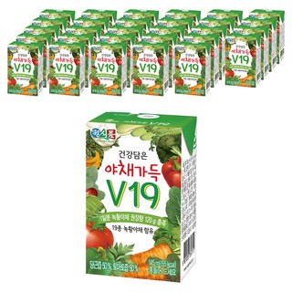 정식품 건강담은 야채가득 V19, 145ml, 48개