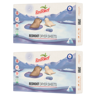 레드루트 건조기 시트 섬유유연제 머스크플로랄향 본품, 50개입, 2개