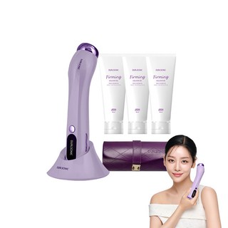 듀얼소닉 알토 고주파미용기기 + 콜라겐 젤 3p + 케이스, JOMT-AH-38A, 퍼플